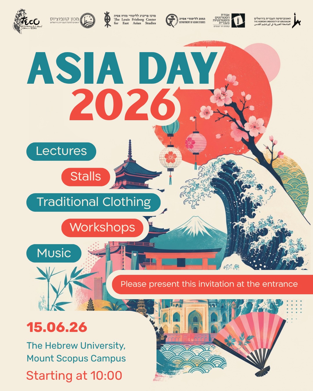 Asia Day 2026 at the Hebrew University